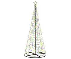 LED spiralinė Kalėdų eglutė su pagrindu EKENAS 250 cm 370 LED