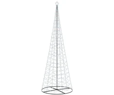 LED spiralinė Kalėdų eglutė su pagrindu EKENAS 400 cm 588 LED