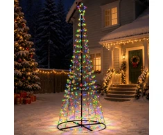 LED spiralinė Kalėdų eglutė su pagrindu EKENAS 250 cm 370 LED