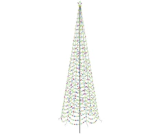 LED spiralinė Kalėdų eglutė su smaigu EKENAS 400 cm 588 LED