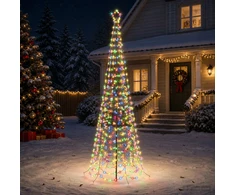 LED spiralinė Kalėdų eglutė su smaigu EKENAS 300 cm 475 LED