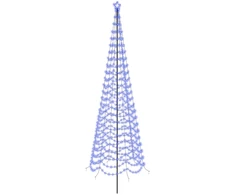 LED spiralinė Kalėdų eglutė su smaigu EKENAS 400 cm 588 LED