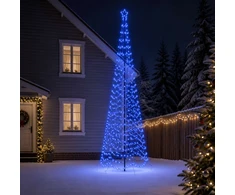 LED spiralinė Kalėdų eglutė su smaigu EKENAS 400 cm 588 LED