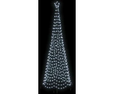 LED spiralinė Kalėdų eglutė su smaigu EKENAS 300 cm 475 LED