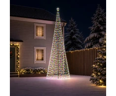 LED spiralinė Kalėdų eglutė su smaigu EKENAS 400 cm 588 LED