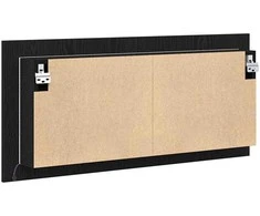 LED veidrodis spintelė Juodas ąžuolas 100 x 12 x 45 cm