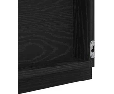 LED vonios veidrodis Juodas ąžuolas 40 x 37 x 8.5 cm