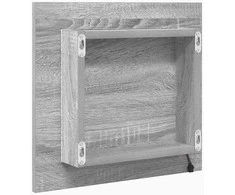 LED vonios veidrodis Pilkas Sonoma 40 x 37 x 8.5 cm