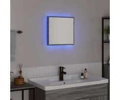LED vonios veidrodis Pilkas Sonoma 40 x 37 x 8.5 cm