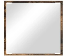 LED vonios veidrodis Rūkyta ąžuolas 40 x 37 x 8.5 cm