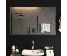 LED vonios veidrodis Skaidrus 100 x 60 cm grūdintas stiklas