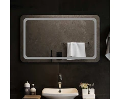 LED vonios veidrodis Skaidrus 100 x 60 cm grūdintas stiklas