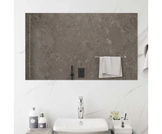 LED vonios veidrodis Skaidrus 100 x 60 cm grūdintas stiklas