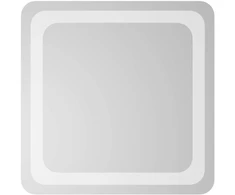 LED vonios veidrodis Skaidrus 40 x 40 cm grūdintas stiklas