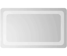 LED vonios veidrodis Skaidrus 50 x 30 cm grūdintas stiklas