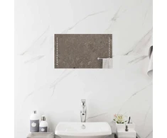 LED vonios veidrodis Skaidrus 50 x 30 cm grūdintas stiklas