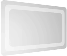 LED vonios veidrodis Skaidrus 50 x 30 cm grūdintas stiklas