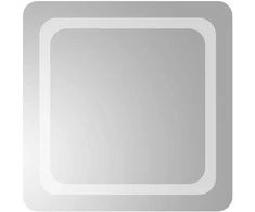 LED vonios veidrodis Skaidrus 50 x 50 cm grūdintas stiklas