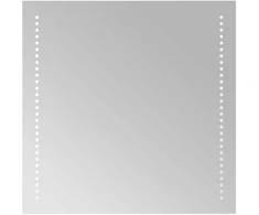 LED vonios veidrodis Skaidrus 50 x 50 cm grūdintas stiklas