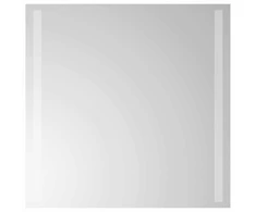 LED vonios veidrodis Skaidrus 50 x 50 cm grūdintas stiklas