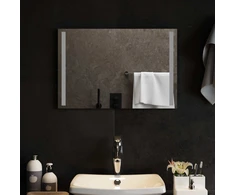 LED vonios veidrodis Skaidrus 60 x 40 cm grūdintas stiklas