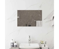 LED vonios veidrodis Skaidrus 60 x 40 cm grūdintas stiklas