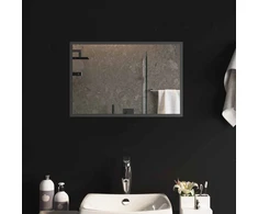 LED vonios veidrodis Skaidrus 60 x 40 cm grūdintas stiklas