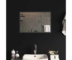 LED vonios veidrodis Skaidrus 60 x 40 cm grūdintas stiklas