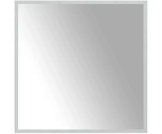 LED vonios veidrodis Skaidrus 60 x 60 cm grūdintas stiklas
