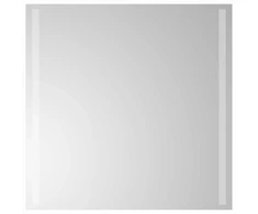LED vonios veidrodis Skaidrus 60 x 60 cm grūdintas stiklas