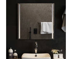 LED vonios veidrodis Skaidrus 60 x 60 cm grūdintas stiklas