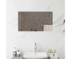 LED vonios veidrodis Skaidrus 70 x 40 cm grūdintas stiklas