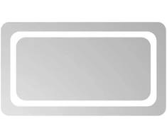 LED vonios veidrodis Skaidrus 70 x 40 cm grūdintas stiklas
