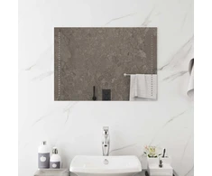 LED vonios veidrodis Skaidrus 70 x 50 cm grūdintas stiklas