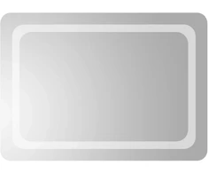 LED vonios veidrodis Skaidrus 70 x 50 cm grūdintas stiklas