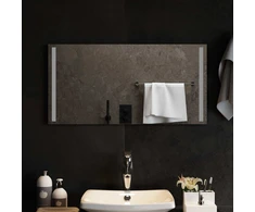 LED vonios veidrodis Skaidrus 80 x 40 cm grūdintas stiklas