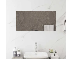 LED vonios veidrodis Skaidrus 80 x 40 cm grūdintas stiklas