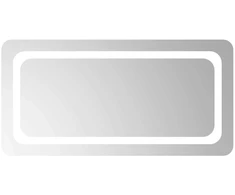 LED vonios veidrodis Skaidrus 80 x 40 cm grūdintas stiklas