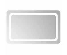 LED vonios veidrodis Skaidrus 80 x 50 cm grūdintas stiklas