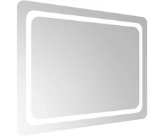 LED vonios veidrodis Skaidrus 80 x 60 cm grūdintas stiklas