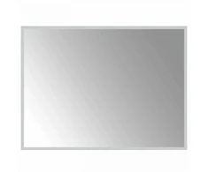 LED vonios veidrodis Skaidrus 80 x 60 cm grūdintas stiklas