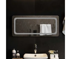 LED vonios veidrodis Skaidrus 90 x 40 cm grūdintas stiklas