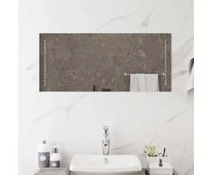 LED vonios veidrodis Skaidrus 90 x 40 cm grūdintas stiklas