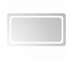 LED vonios veidrodis Skaidrus 90 x 50 cm grūdintas stiklas