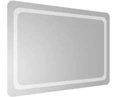 LED vonios veidrodis Skaidrus 90 x 60 cm grūdintas stiklas