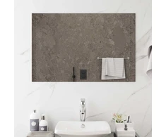 LED vonios veidrodis Skaidrus 90 x 60 cm grūdintas stiklas