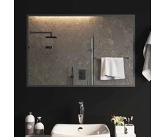 LED vonios veidrodis Skaidrus 90 x 60 cm grūdintas stiklas