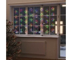 LED žvaigždžių užuolaida, 200 spalvotų LED lempučių