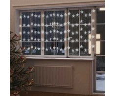 LED žvaigždžių užuolaida, 500 šaltų baltų LED lempučių