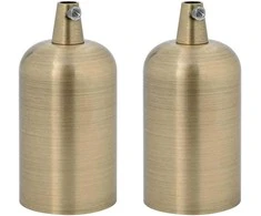 lempų laikikliai 2 vnt Bronze E27